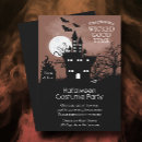 Recherche de château de halloween invitations Maison hantée