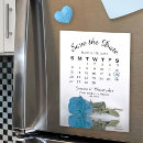 Recherche de fleurs turquoises magnets Invités
