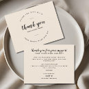 Recherche de thank you inserts Moderne