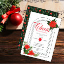 Recherche de poinsettia noël invitations Fête de noël