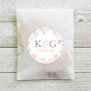 Recherche de fleurs de mariage autocollants Monogramme