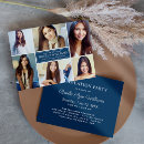 Recherche de navy blue graduation invitations Élégant
