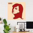 Zoek naar vrouwen illustratie posters Portret
