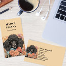 Recherche de chien vintage cartes visite Mignon