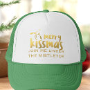 Zoek naar mistletoe petten Grappig