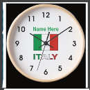Recherche de italian horloges Italy flag
