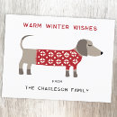 Zoek naar wiener dog kaarten Kerstmis