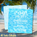 Recherche de nageur invitations Moderne
