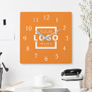 Zoek naar promo klokken Aangepast bedrijf logo