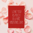 Recherche de je vous déteste vœux cartes Couple