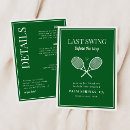 Recherche de swing invitations Tennis