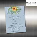 Recherche de sunflower mariage invitations Bleu poussiéreux