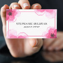 Recherche de artiste maquillage cartes visite Aquarelle