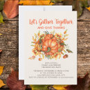 Recherche de de dîner thanksgiving invitations Orange