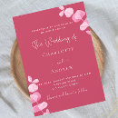 Recherche de magenta cartes invitations Rose