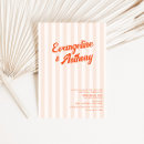 Recherche de arrière plan rayé invitations Minimaliste