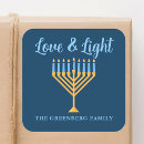 Recherche de menorah autocollants Amour et lumière
