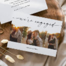 Recherche de photo collage fiançailles invitations Élégant