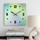 Recherche de vert pastel horloges Girly