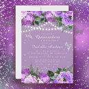 Recherche de purple glitter invitations Sparkle