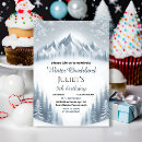 Recherche de de montagne anniversaire invitations Sapin