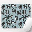 Recherche de motif noir et blanc tapis souris Animal