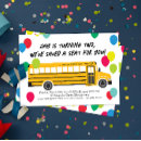 Recherche de bus party invitations Pour enfants