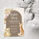 Recherche de boho safari baby shower invitations Brun