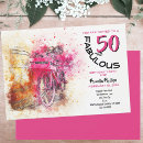 Recherche de vélo vintage invitations Aquarelle