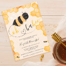 Recherche de abeille baby shower invitations Calligraphie de script