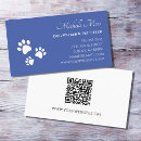Recherche de pet services cartes visite Code qr