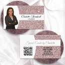 Recherche de paillettes roses cartes visite Customer