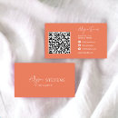 Recherche de orange blanc cartes visite Code qr