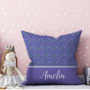 Recherche de bleu bleuet coussins Vintage