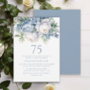 Zoek naar 75 jaar oude uitnodigingen Elegant