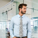 Recherche de linéaire cravates Noir et blanc