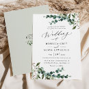 Recherche de aquarelle mariage invitations Vert sauge
