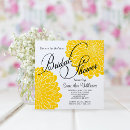Zoek naar yellow bridal shower invitations Geel