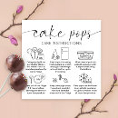 Zoek naar cake pop visitekaartjes Bakkerij