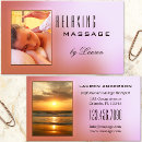 Recherche de thérapeute de massage cartes visite Rose