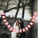 Recherche de mariage bannières fanions Newly weds