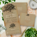 Recherche de oak tree mariage invitations Vintage