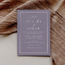 Recherche de sophistiqué mariage invitations Moderne