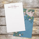 Zoek naar blauwe bloemen briefpapier Jouw namen toevoegen