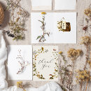 Recherche de fleurs pressées vœux cartes Élégant