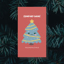 Recherche de arbre de noël cartes visite Professionnel