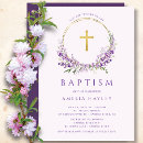 Recherche de lilas baptême invitations Religieux