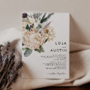 Recherche de modern botanical invitations Bride