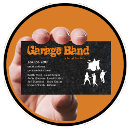 Recherche de musicians cartes visite Cool