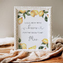 Recherche de lemon bridal shower posters Élégant